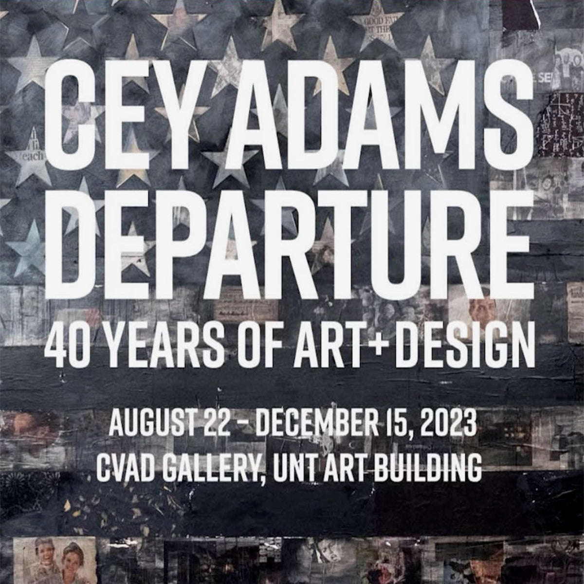 Cey Adams: "Departure: 40 Years of Art and Design” at University of North Texas