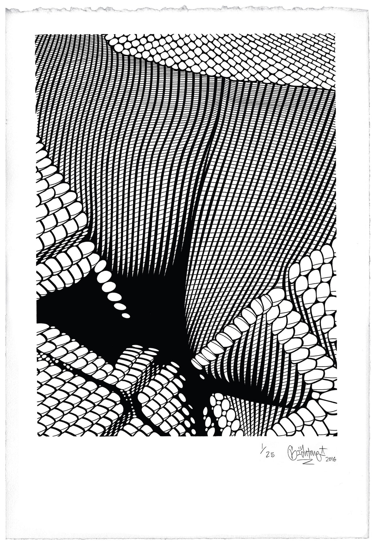 Mike Giant &quot;Tights 4&quot; - Limited Edition, Archival Print - 13 x 19
