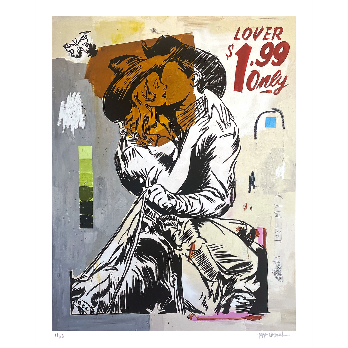 Terry Urban &quot;One Last Kiss&quot; - Archival Print, Limited Edition of 100 - 16 x 20&quot;