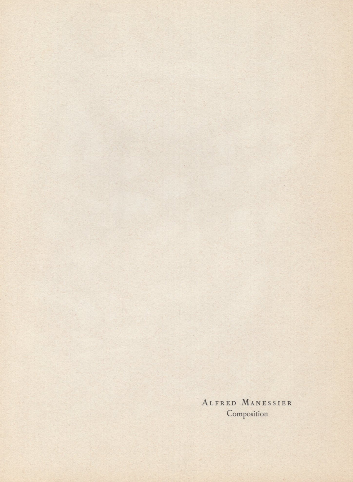 Alfred Manessier - &quot;Composition&quot; - Mourlot Press 1964 Lithograph - 7.5 x 10&quot;