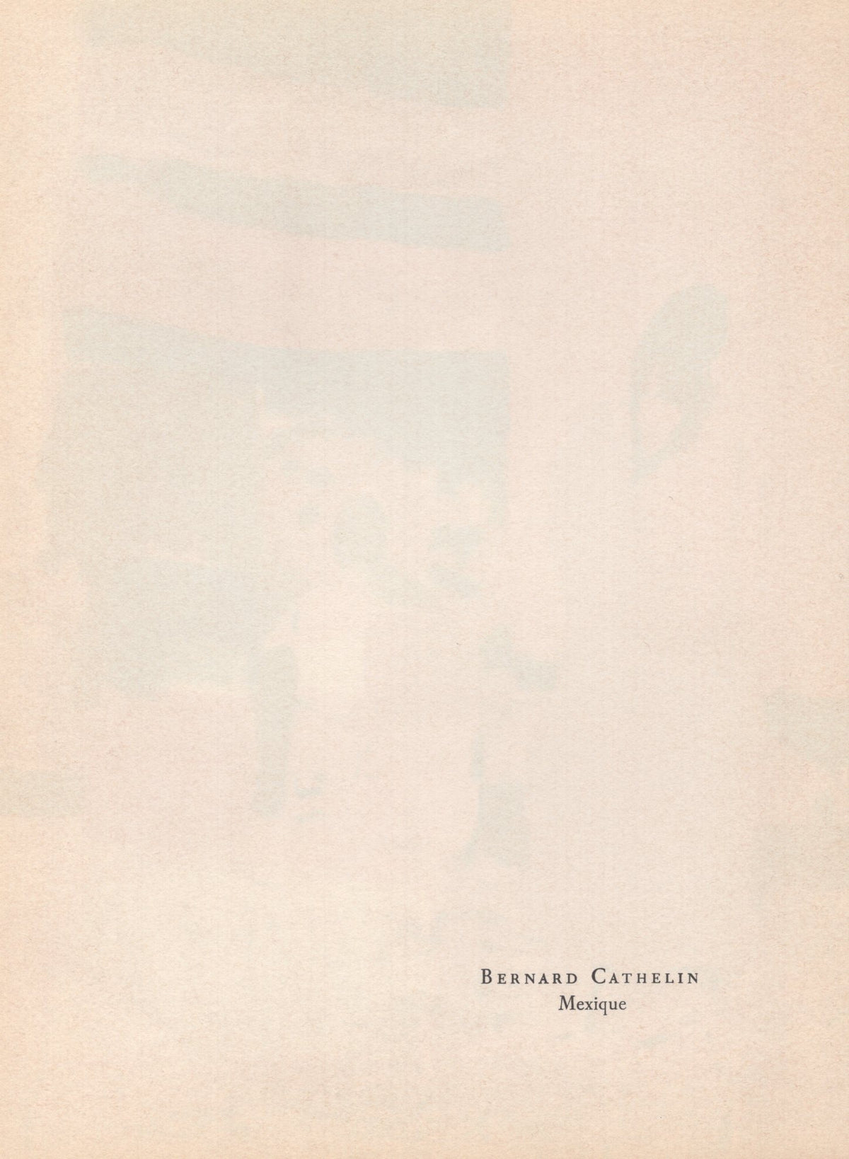 Bernard Cathelin - &quot;Mexique&quot; - Mourlot Press 1964 Lithograph - 7.5 x 10&quot;
