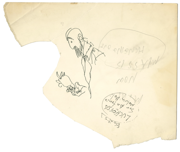 Shel Silverstein Original Ink Drawing House of Roulx