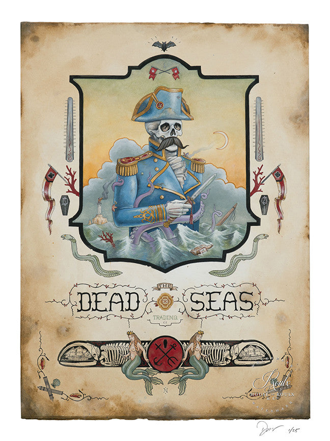 Derek Nobbs &quot;The Dead Seas&quot; - Limited Edition, Archival Print