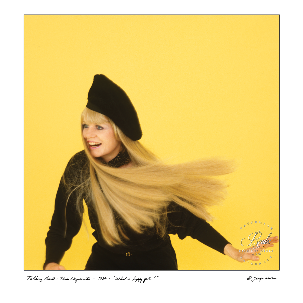 Tina Weymouth of Talking Heads (by George DuBose) - Limited Edition, Archival Print