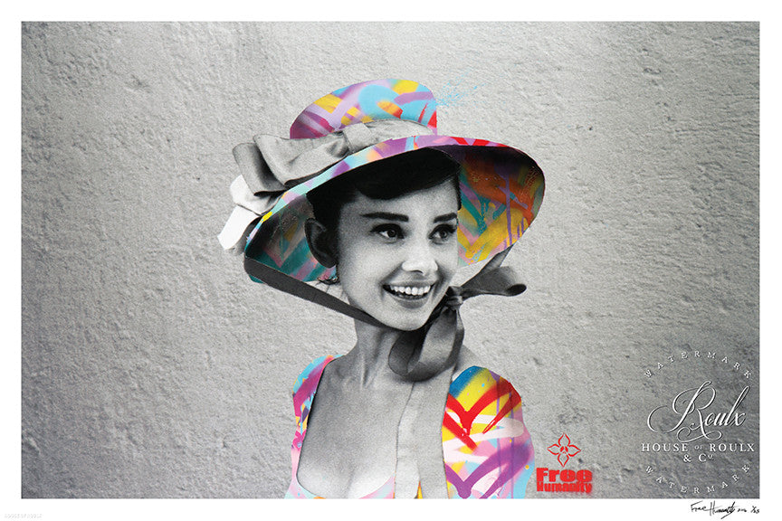 Free Humanity &quot;Hepburn&#39;s Humanity&quot; - Limited Edition, Archival Print - 24 x 36&quot;