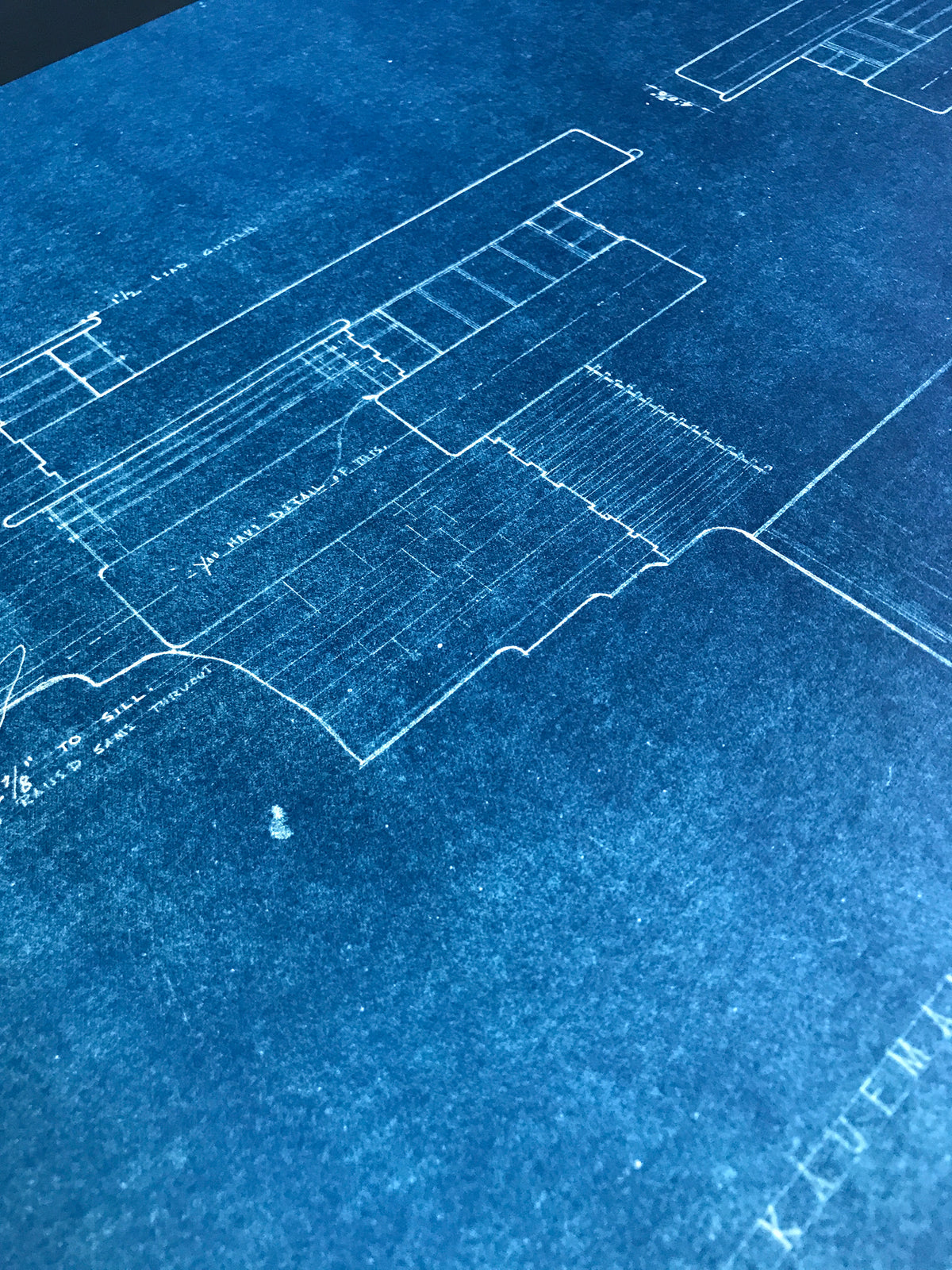 Frank Lloyd Wright - Original &#39;Fallingwater&#39; Working Blueprint