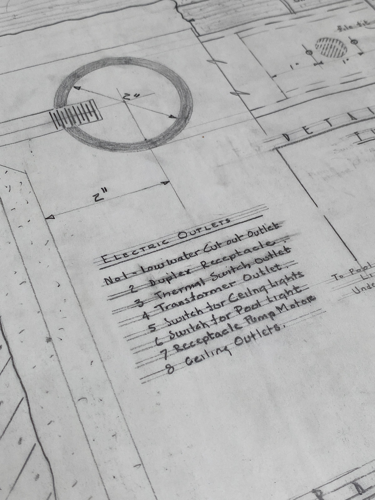 Frank Lloyd Wright - Original &#39;Fallingwater&#39; Architectural Drawing