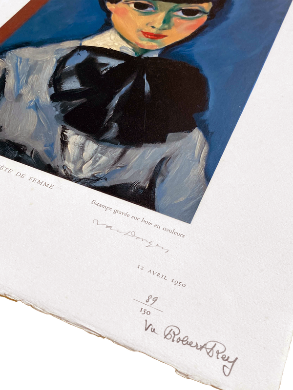 キース・ヴァン・ドンゲン、「Tete de jeune Femme」 Kees van Dongen - 