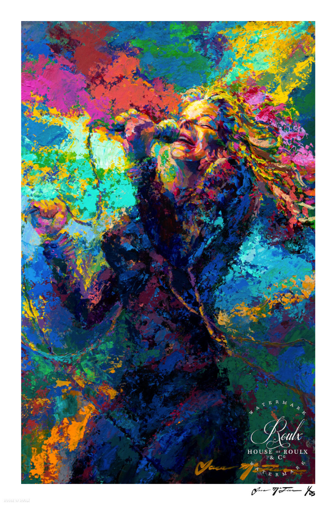 Janis Joplin &quot;A Flower in the Sun&quot; (by Jace McTier) - Limited Edition, Archival Print