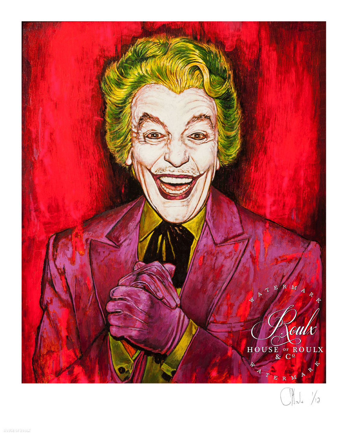 Andrew Houle &quot;The Joker - Cesar Romero&quot; - Limited Edition, Archival Print