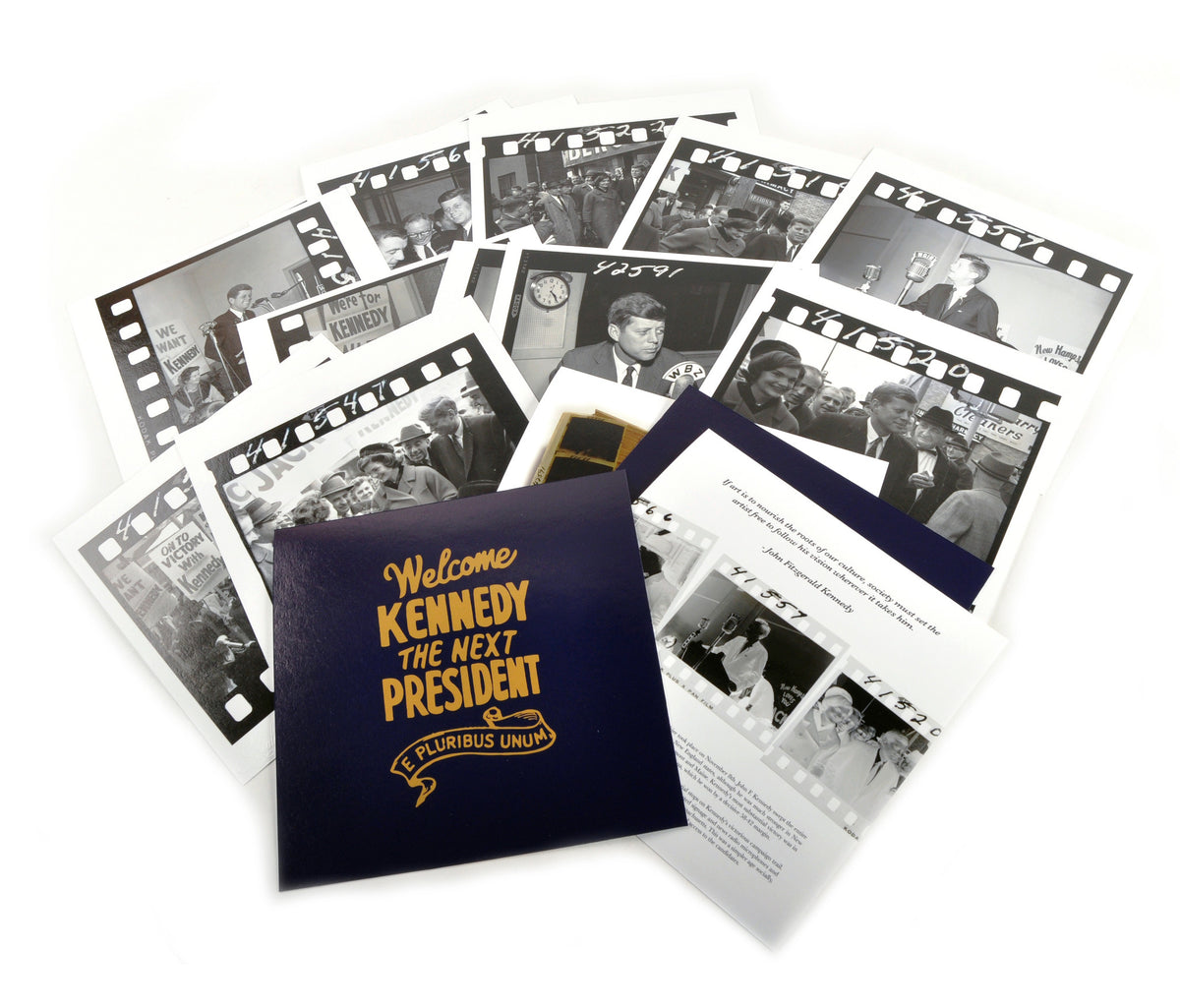John F. Kennedy Photograph Folio Set - 12 Limited Edition, Archival Prints