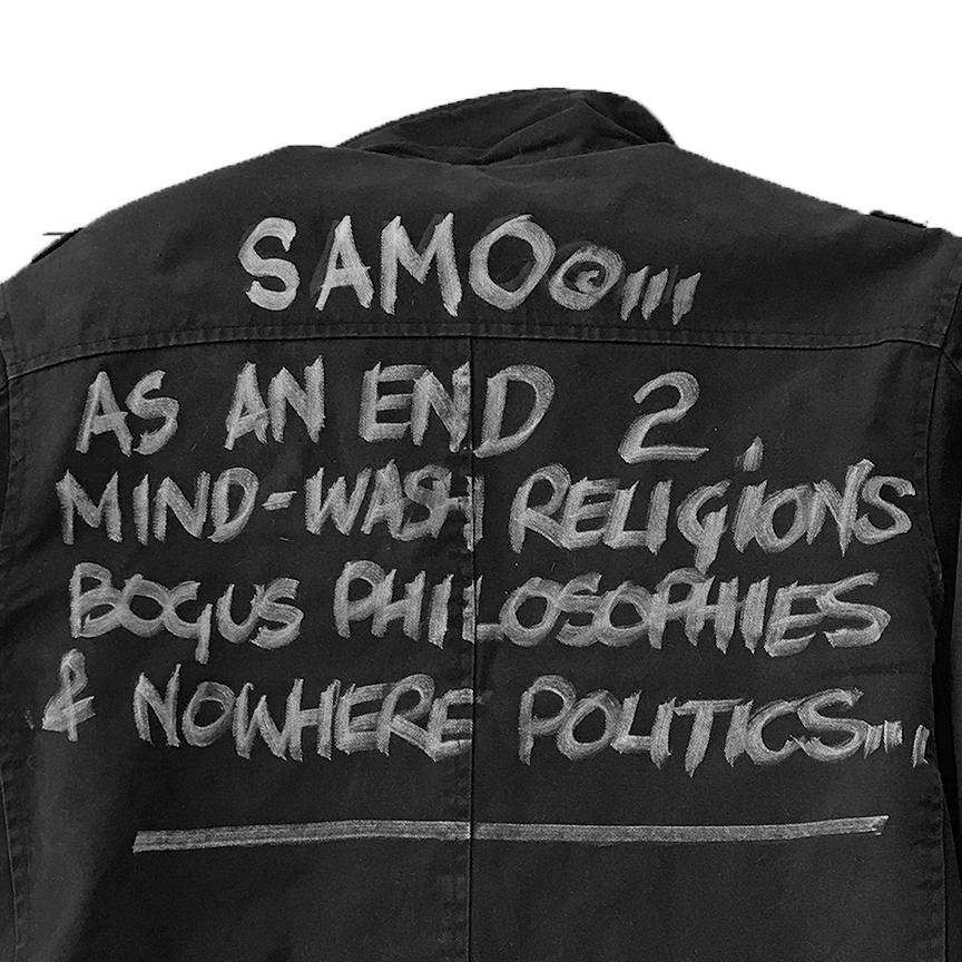 Al Diaz &quot;SAMO©…&quot; - Original Hand-Painted Vintage Levi&#39;s Jacket