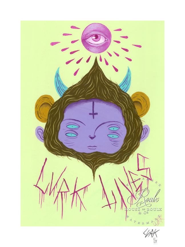 LURK &quot;Lurk Lives&quot; - Limited Edition, Archival Print