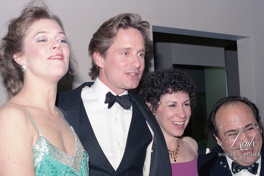 Michael Douglas &amp; Kathleen Turner (by Peter Warrack) - Limited Edition, Archival Print