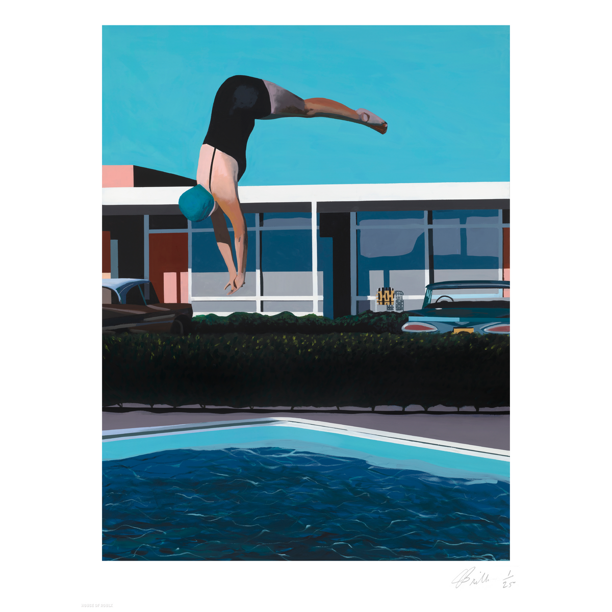 Jessica Brilli &quot;Motel Pool&quot; - Archival Print, Limited Edition of 25 - 18 x 24&quot;