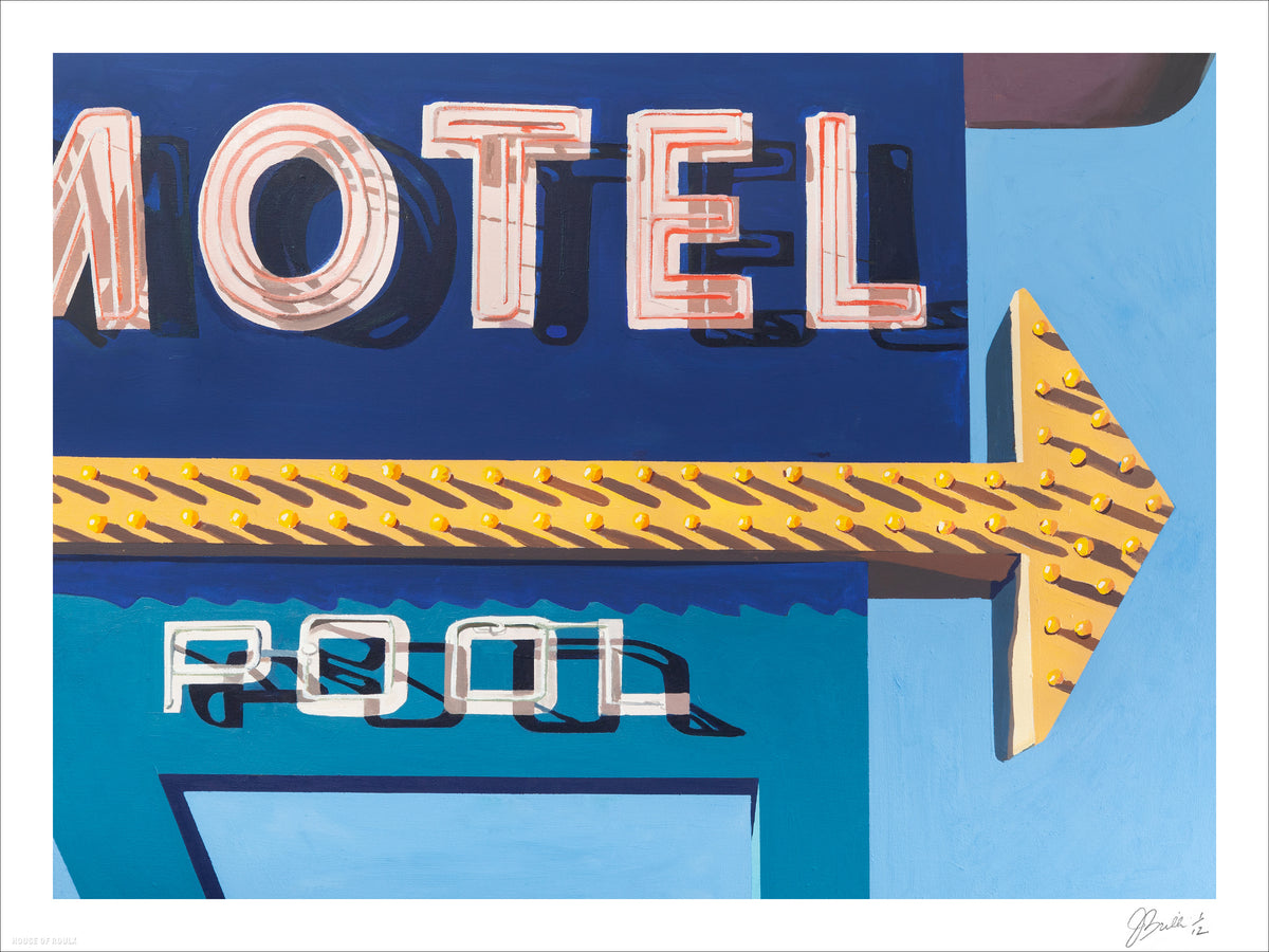 Jessica Brilli &quot;Motel Pool&quot; - Archival Print, Limited Edition of 12 - 18 x 24&quot;