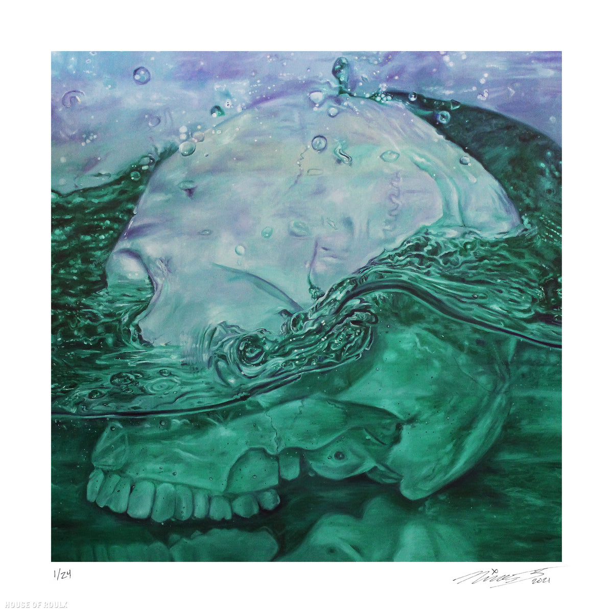 Nico Cathcart &quot;Oceans Rise, Empires Fall&quot; - Archival Print, Limited Edition of 24 - 12 x 12&quot;