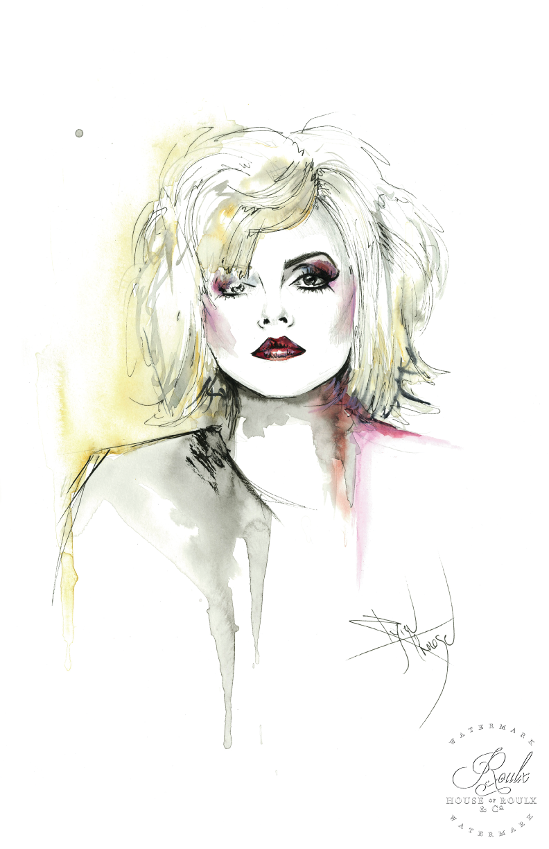 Therése Rosier &quot;Debbie Harry of Blondie&quot; - Limited Edition, Fine Art Print