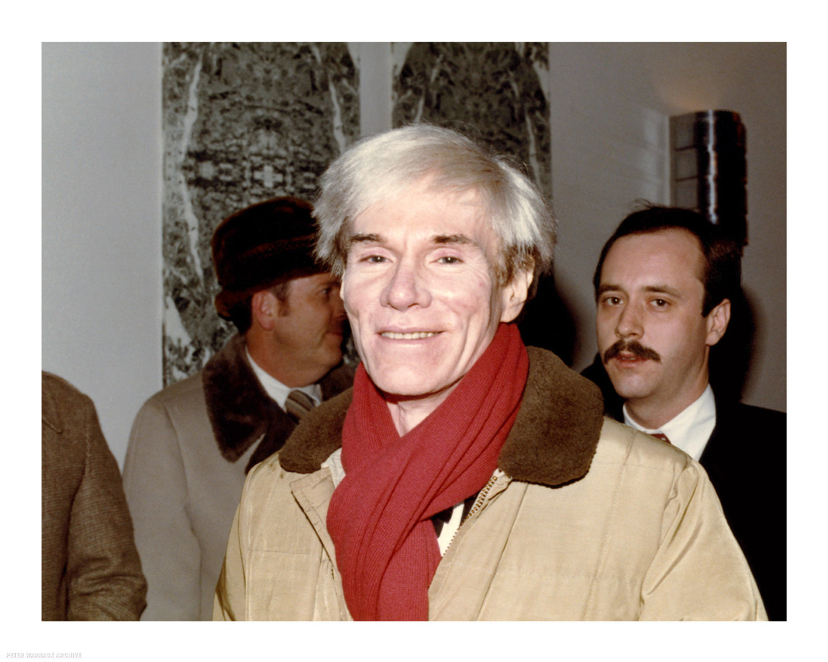 Andy Warhol (by Peter Warrack) - Limited Edition, Archival Print - 16x20&quot;