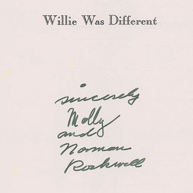 Norman Rockwell - &quot;Willie Was Different&quot; - Signed Book