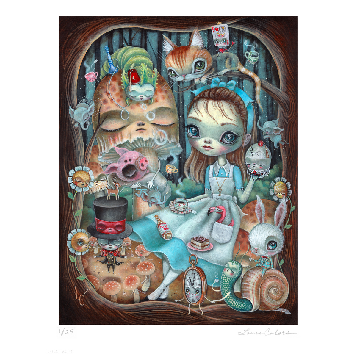 Laura Colors &quot;The Magic of Wonderland&quot; - Archival Print, Limited Edition of 25 - 13 x 17&quot;