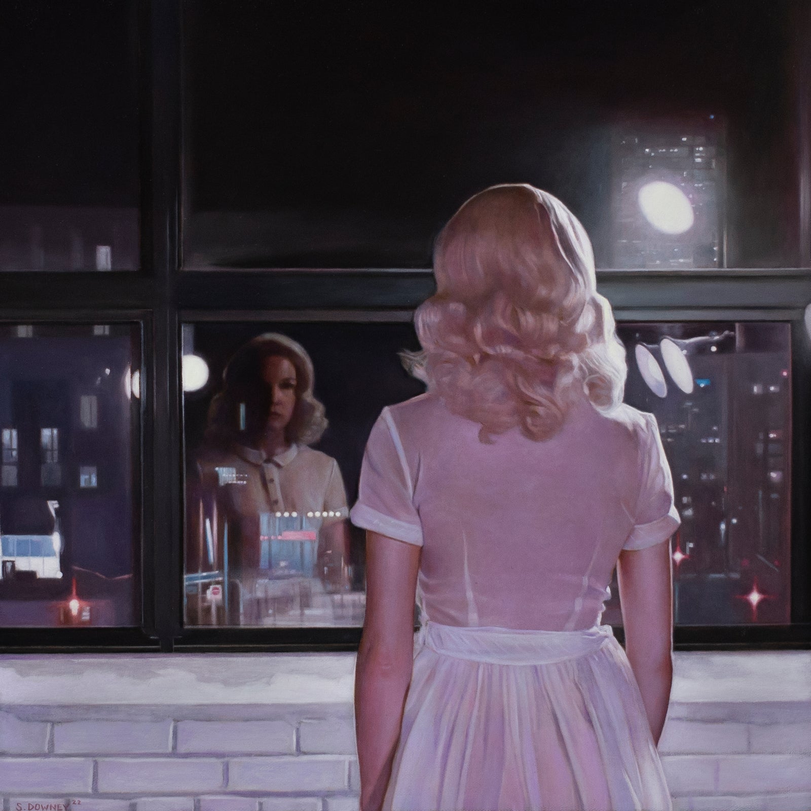 Shaun Downey: "Apartment Window V" - 10/18/23