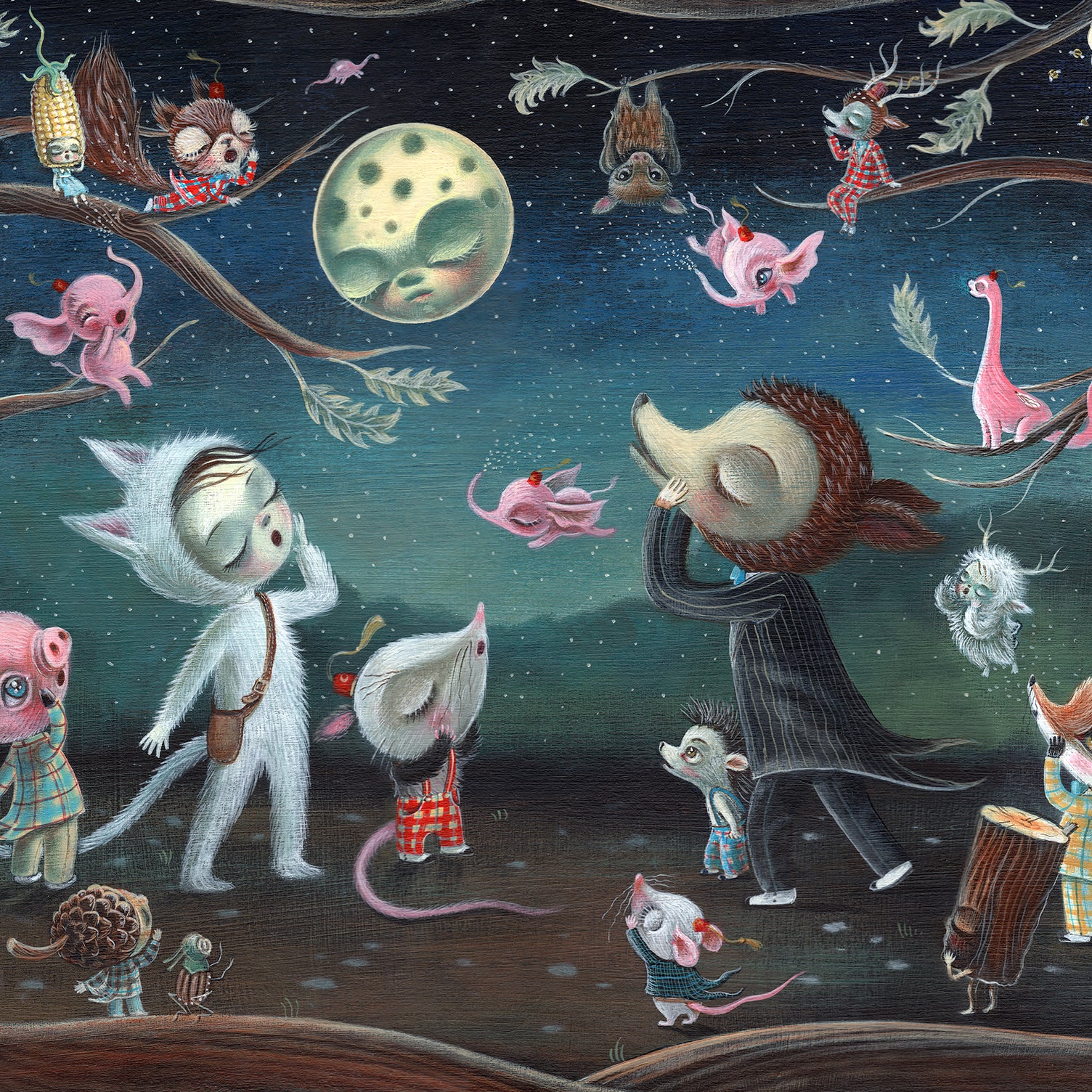 Laura Colors: "Calling Out to Mother Moon" - 11/18/22