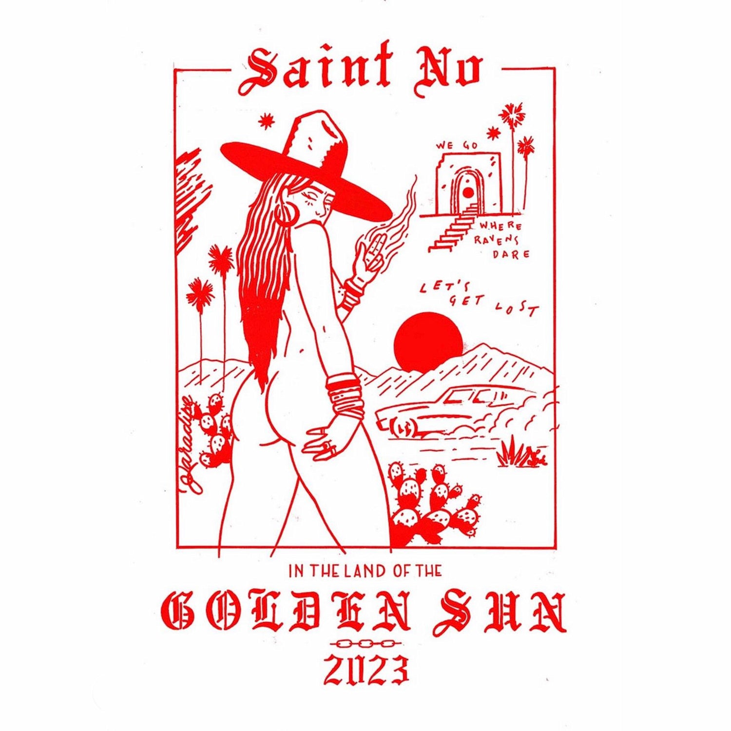 SAINT NO: "In the Land of the Golden Sun" Solo Exhibit at Market Market, Palm Springs