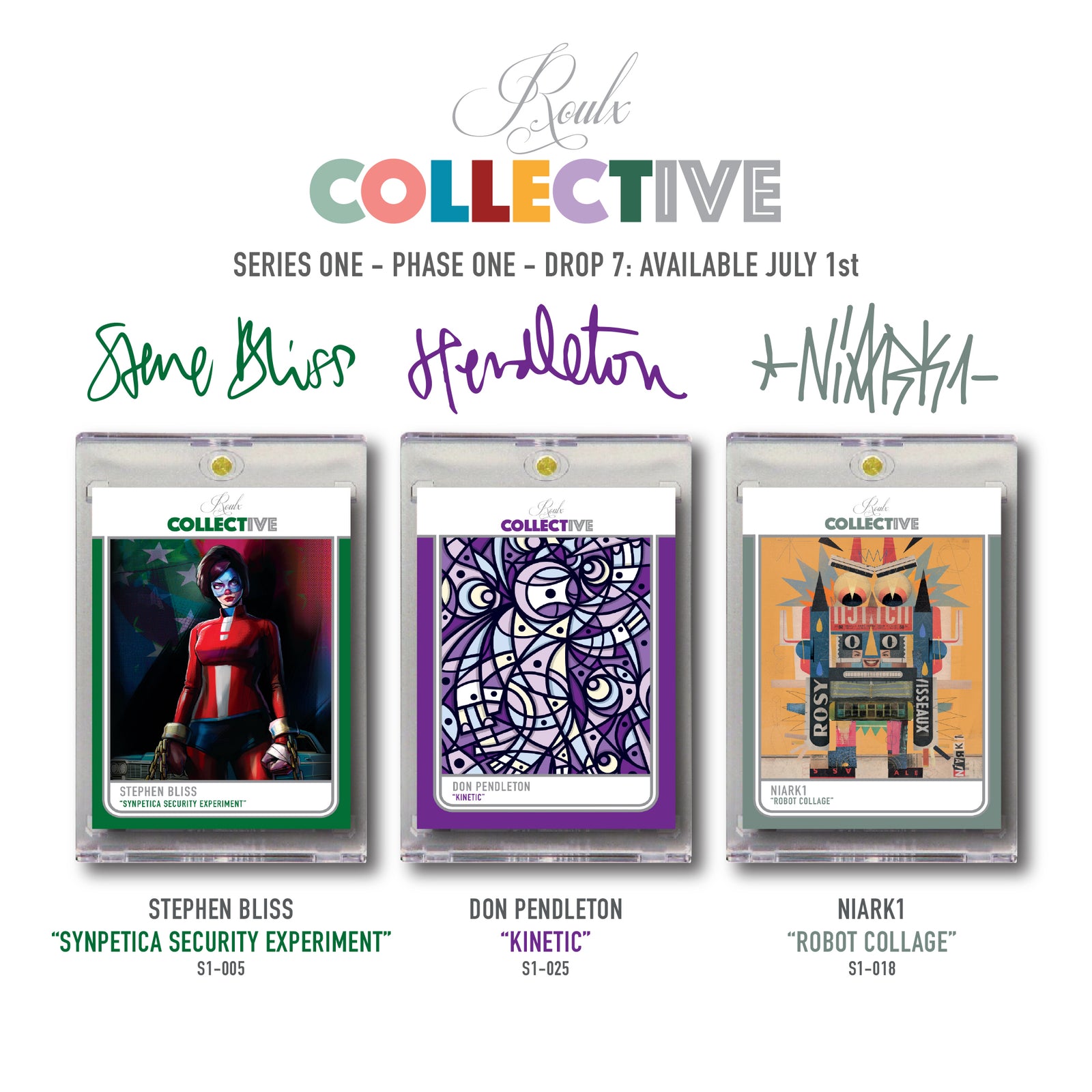 COLLECTIVE S1-P1 Drop 7: Stephen Bliss, Don Pendleton & NIARK1 - 7/1/24