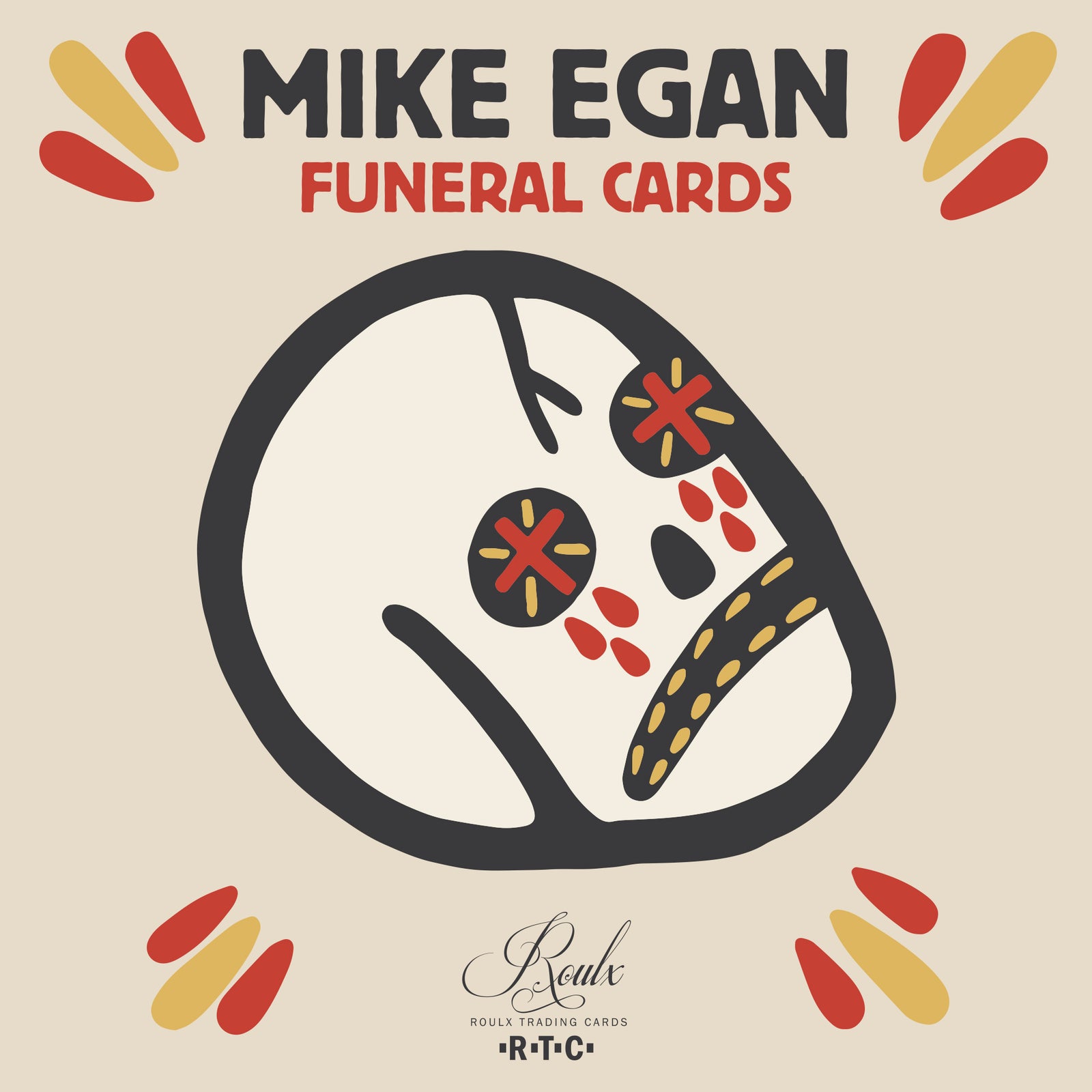 Mike Egan: "Funeral Cards" Artist Trading Card Series - 11/14/24