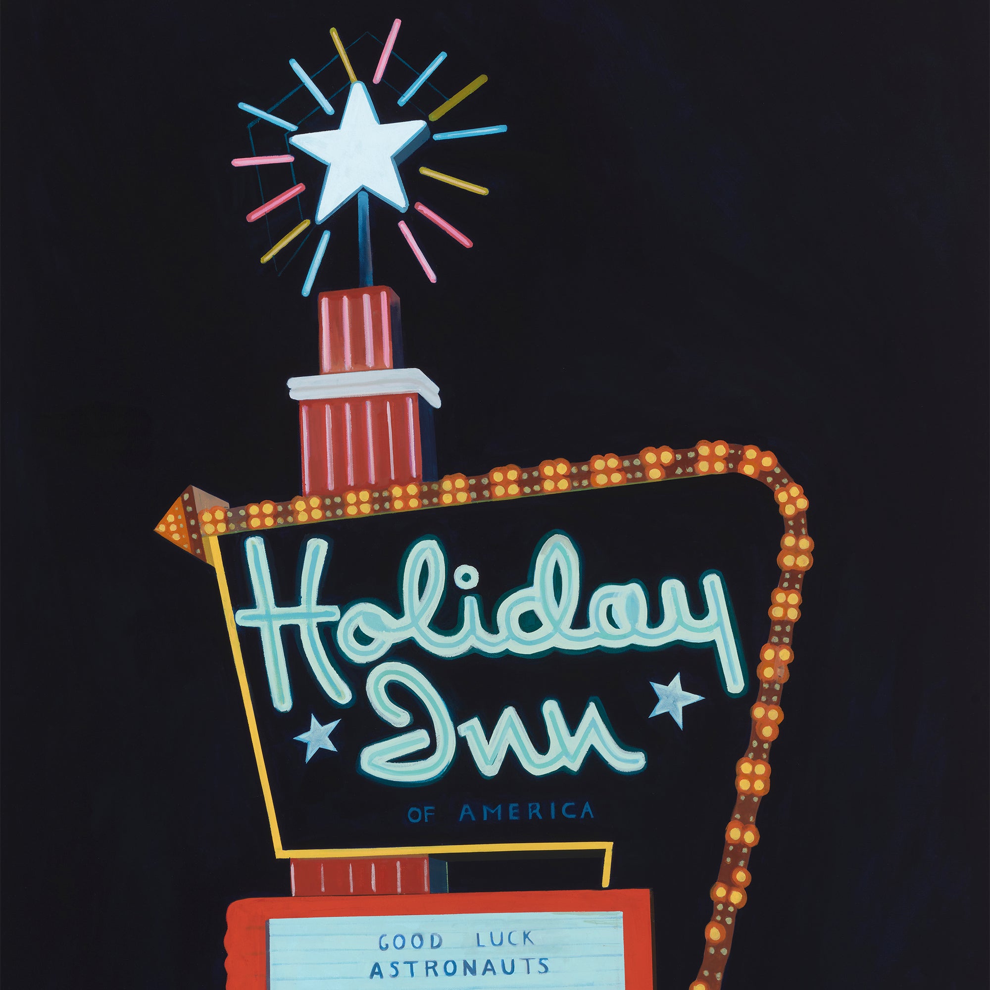 Jessica Brilli: "Holiday Inn at Night" - 10/14/24