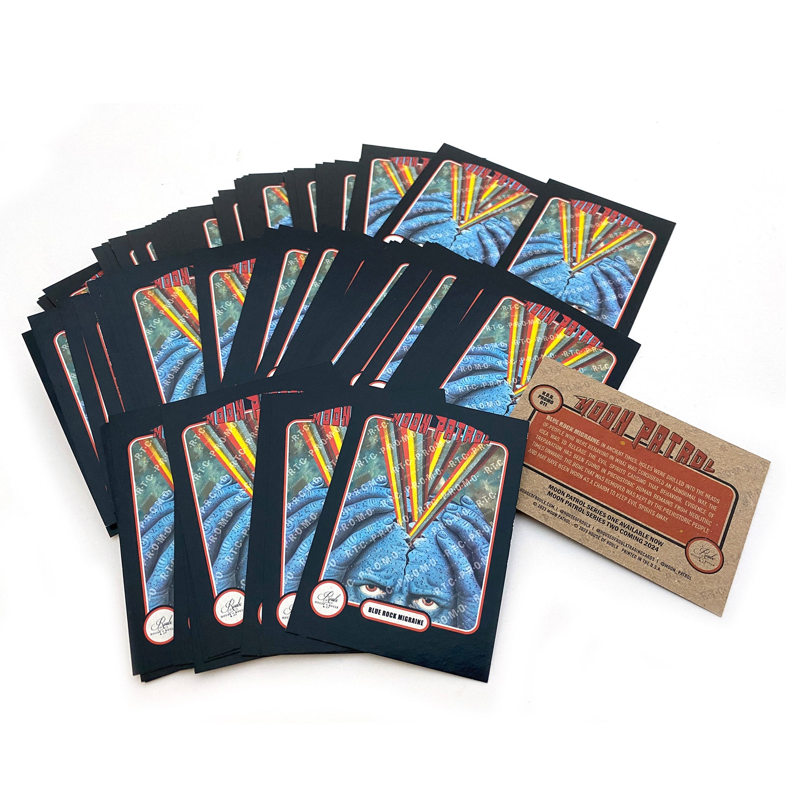 Moon Patrol: "Blue Rock Migraine" Exclusive Promo Trading Card