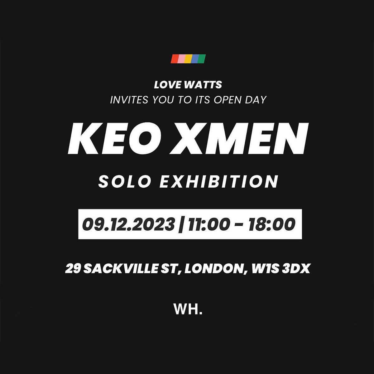 KEO X-MEN Solo Exhibit at Woodbury House, London