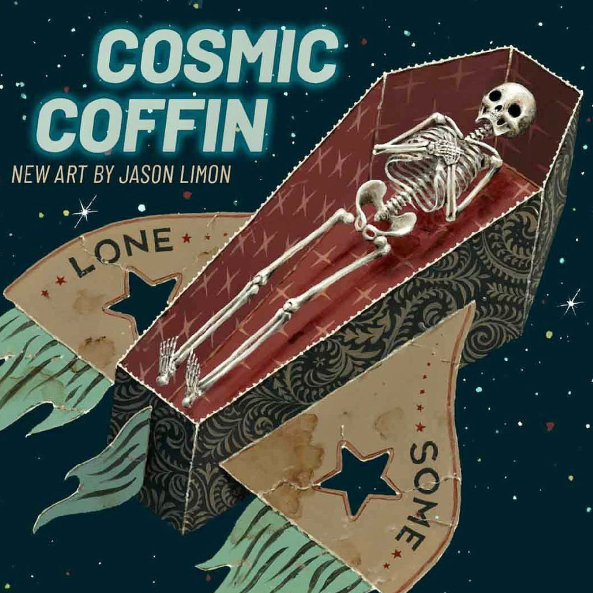 Jason Limon: "Cosmic Coffin" Exhibit at BLK WHT GRY in San Antonio