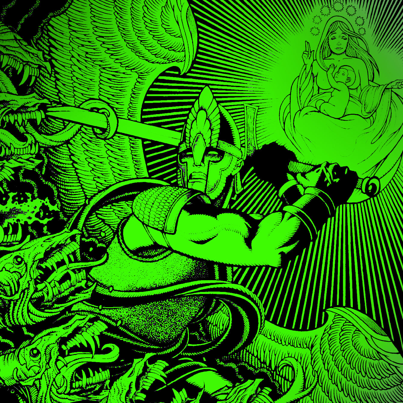 Florian Bertmer - "Michael Slaying Dragon" - 8/3/22