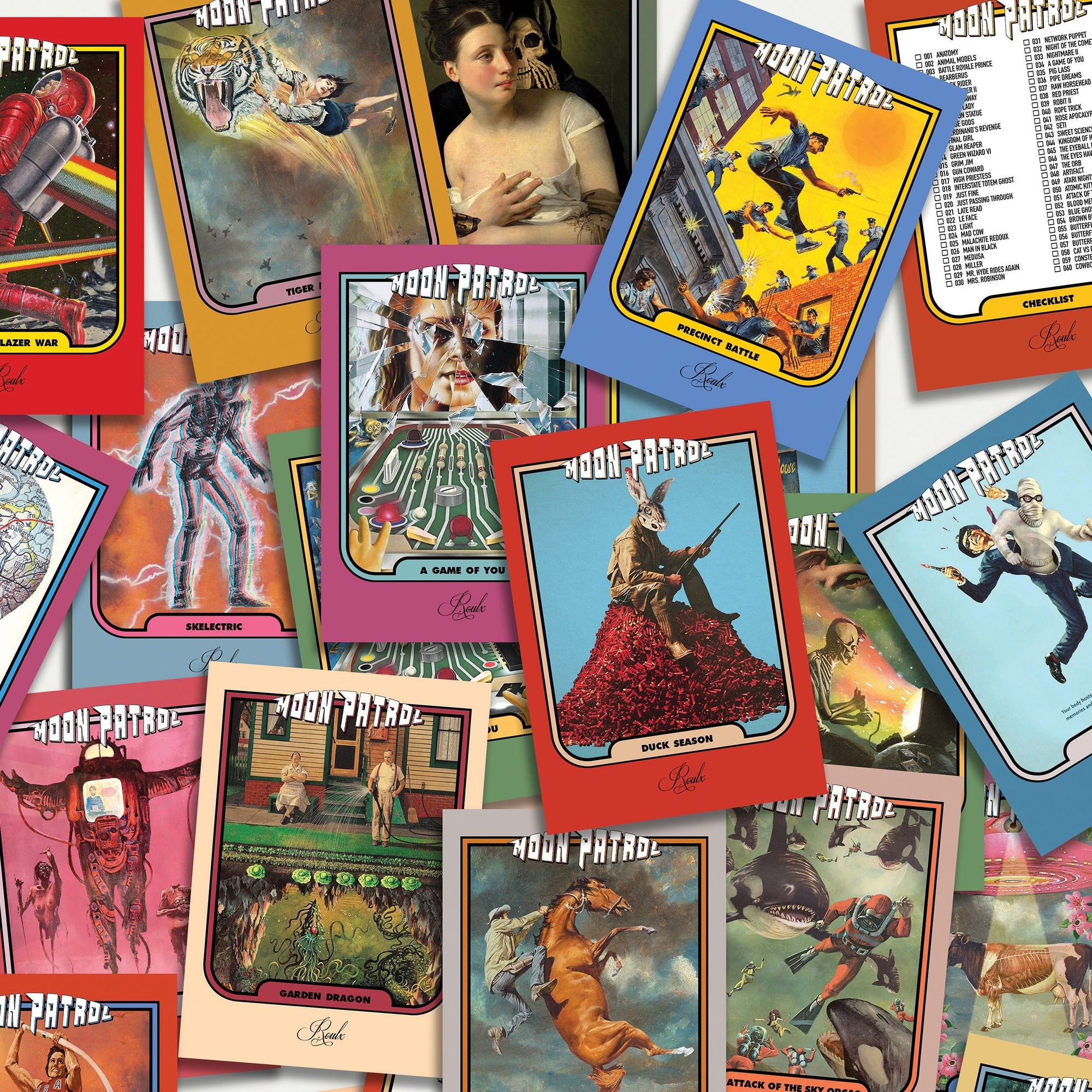 MOON PATROL SERIES TWO ARTIST TRADING CARDS COMING THIS FALL