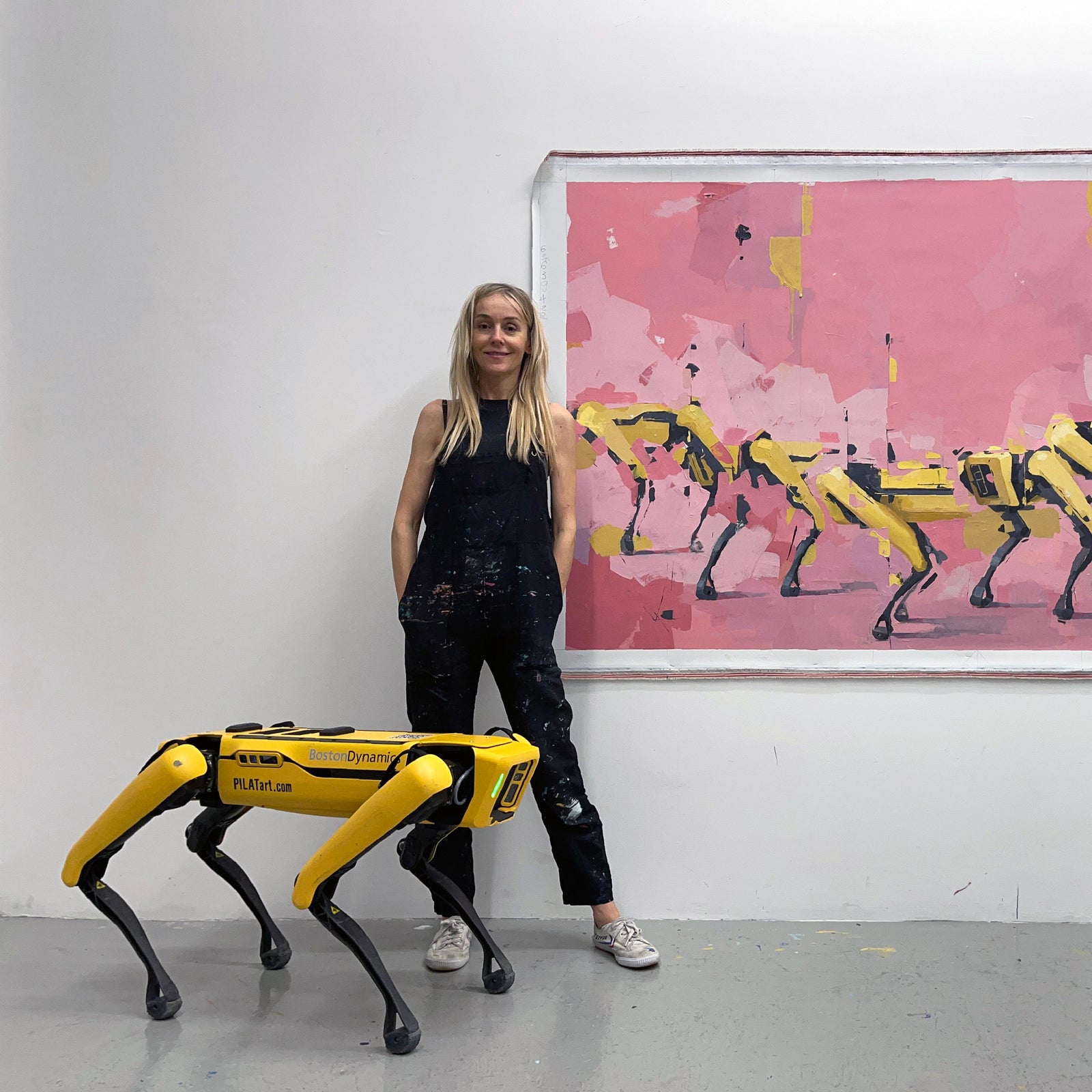 Agnieszka Pilat Teaches Spot® to Paint Self-Portraits.