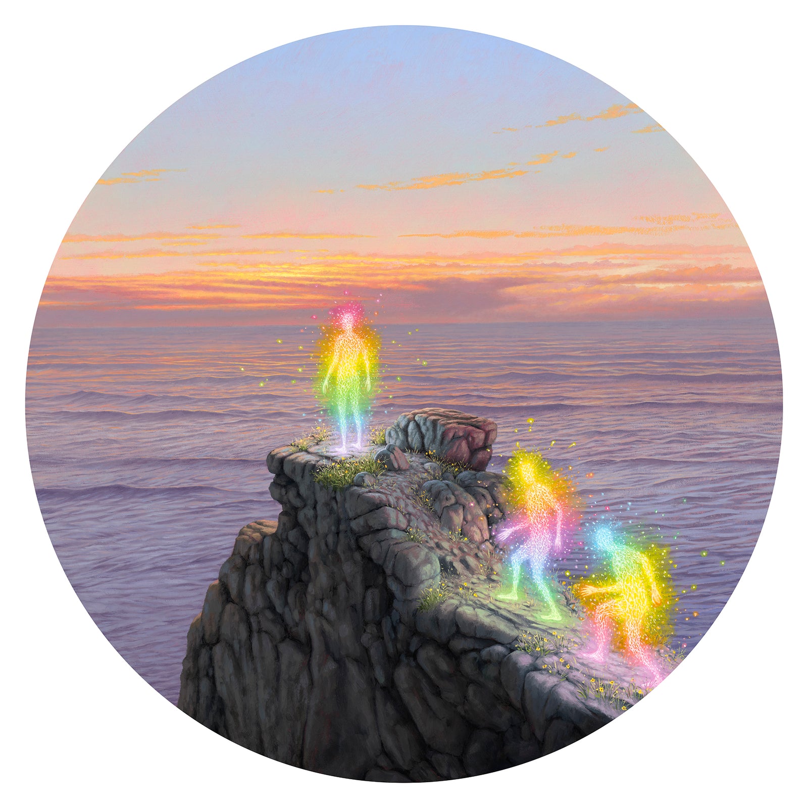 Adrian Cox: "The Lost Spectral Witnesses XII (TOOL Tour Painting) - 8/21/23