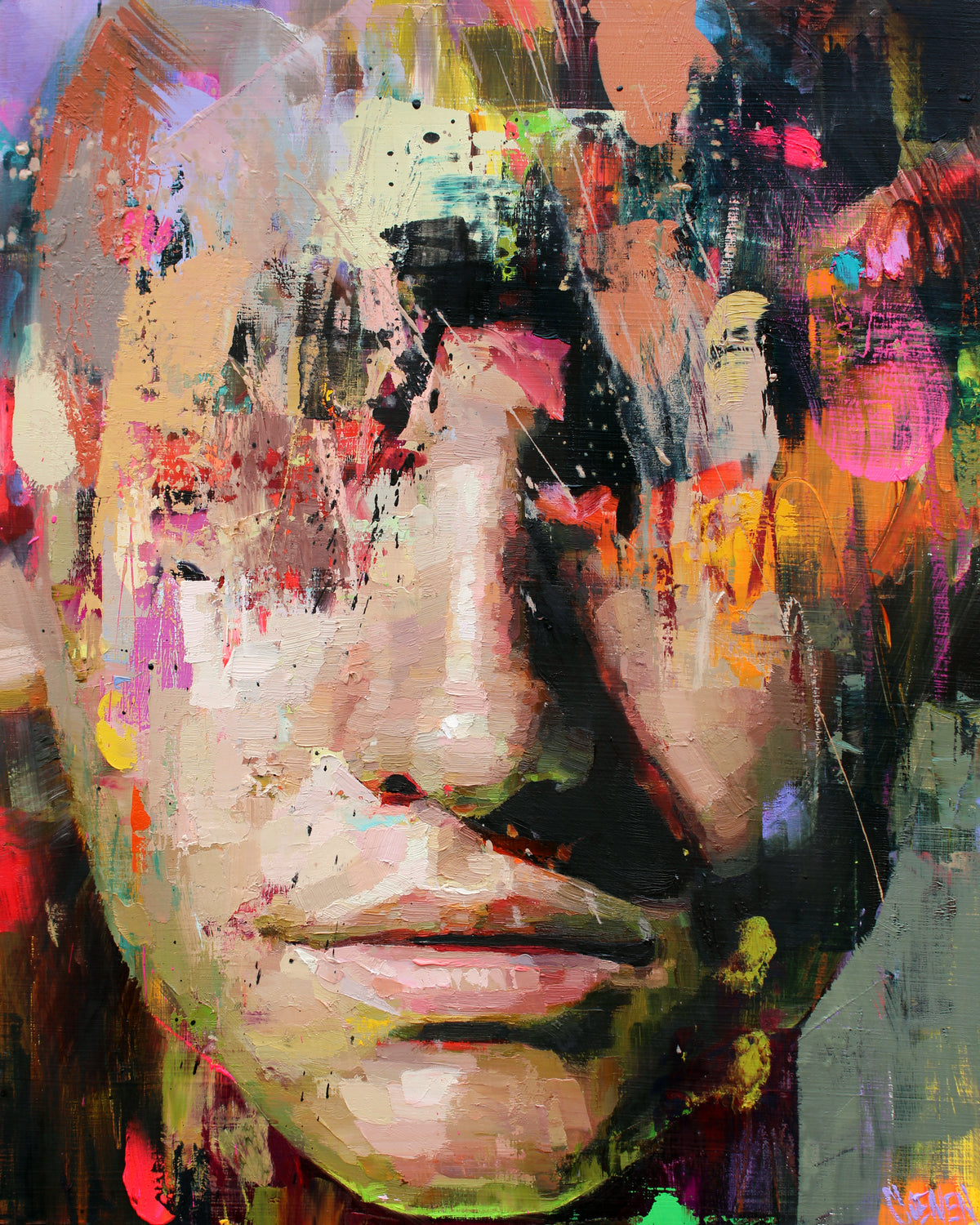 Danielle Coenen - "Metamorphosis" - Original Painting Used To Create S1-056 COLLECTIVE Trading Card