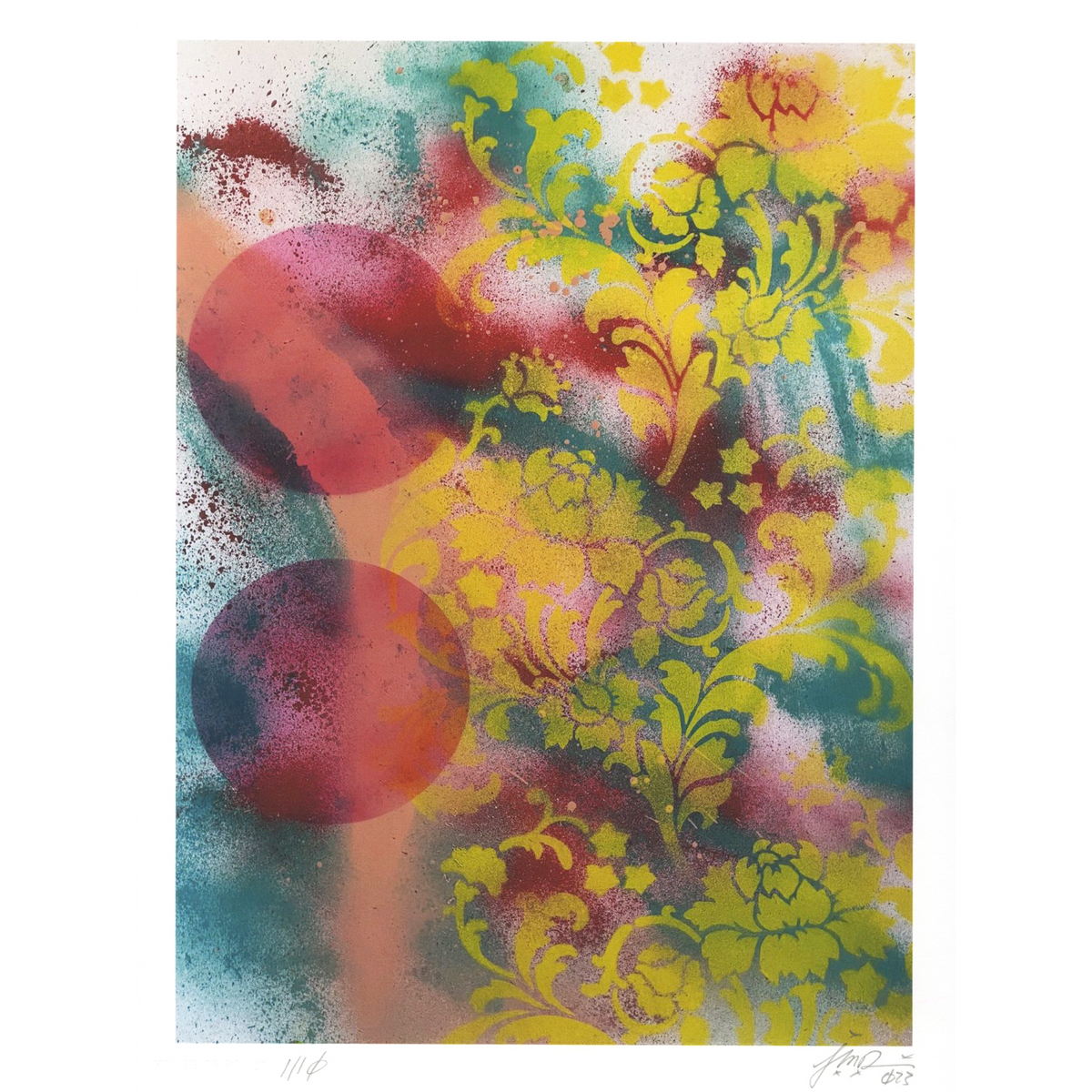 JMikal Davis aka Hellbent &quot;Messy Emotions&quot; - Archival Print, Limited Edition of 10 - 10 x 12&quot;