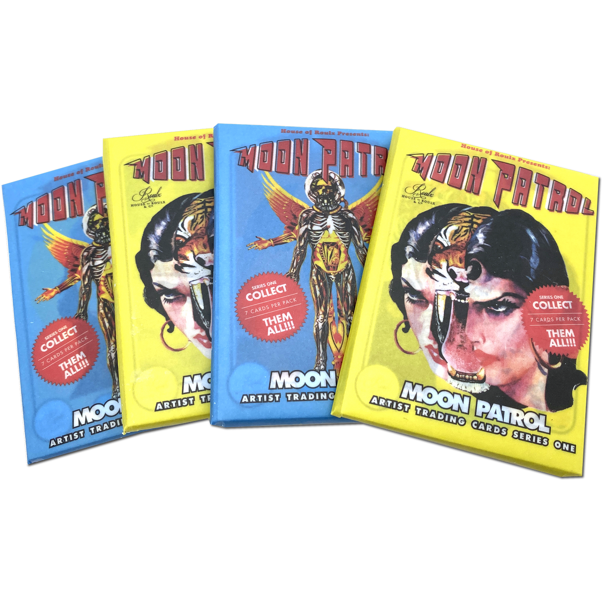 Moon Patrol - Artist Trading Cards - 4-Pack Bundle