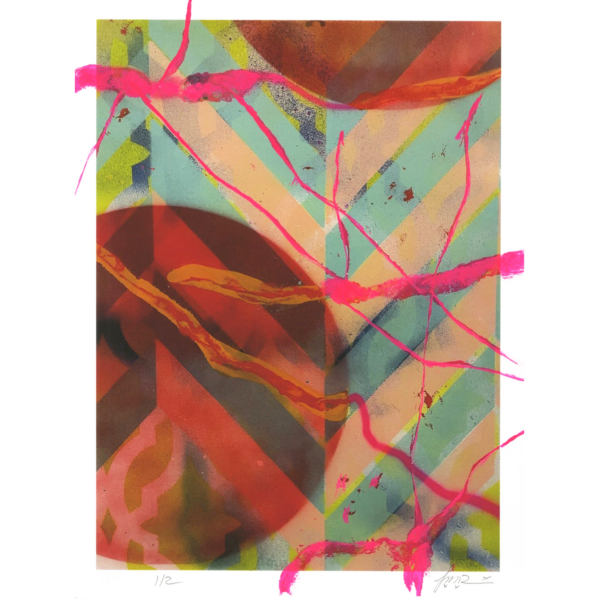 JMikal Davis aka Hellbent &quot;Le Femme Manifesto&quot; - Hand-Embellished Edition of 2 - 10 x 12&quot;