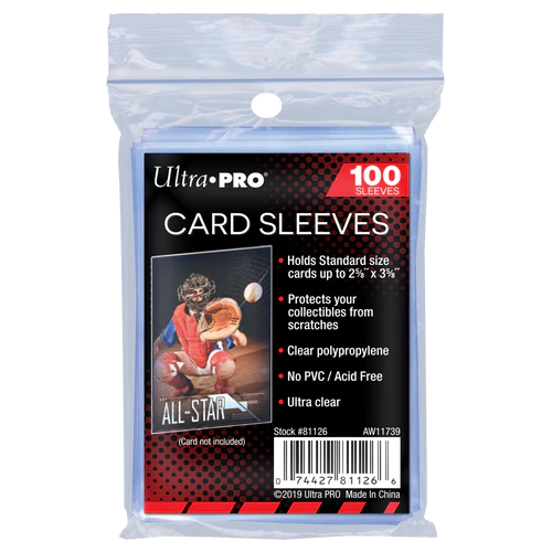 Trading Card Soft Sleeves (Package of 100) (Ultra PRO)