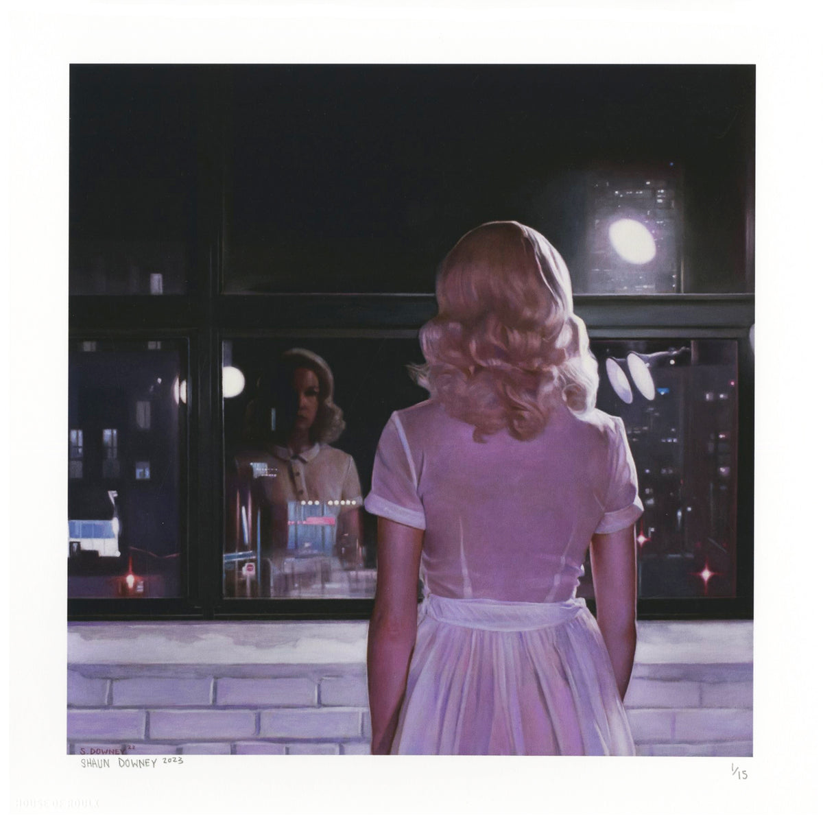 Shaun Downey &quot;Apartment Window V&quot; - Archival Print, Limited Edition of 15 - 12 x 12&quot;