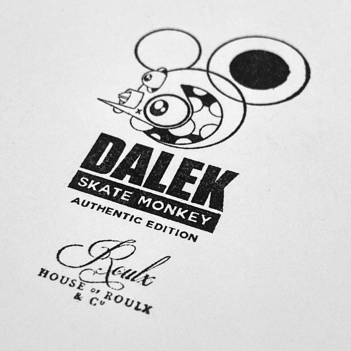 DALEK &quot;SKATE MONKEY&quot; - 12 Color Screen Printed Edition of 75 - 18 x 24&quot;