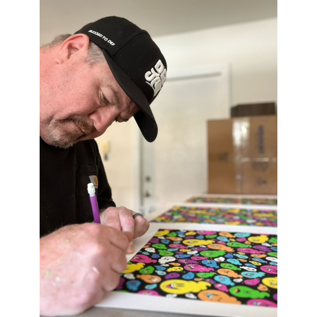 SKET-ONE &quot;Shades of Dripple&quot; - Hand-Embellished Edition of 25 - 16 x 20&quot;