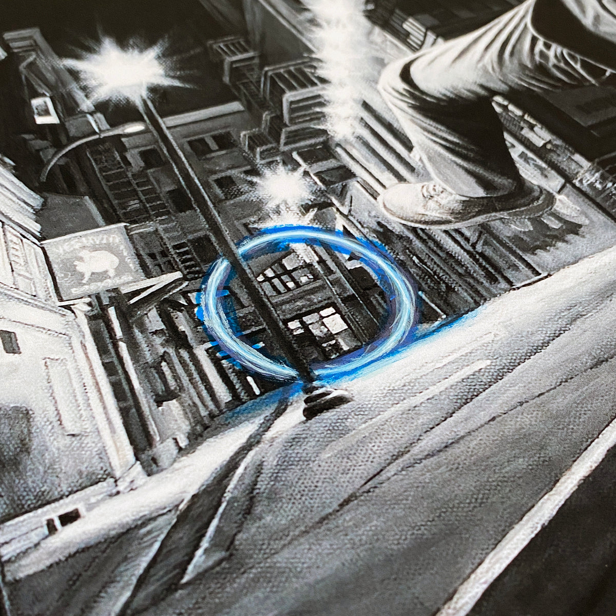 Alec Huxley &quot;Getting Lost (Portal)&quot; - Hand-Embellished Edition of 5 - 18 x 24&quot;