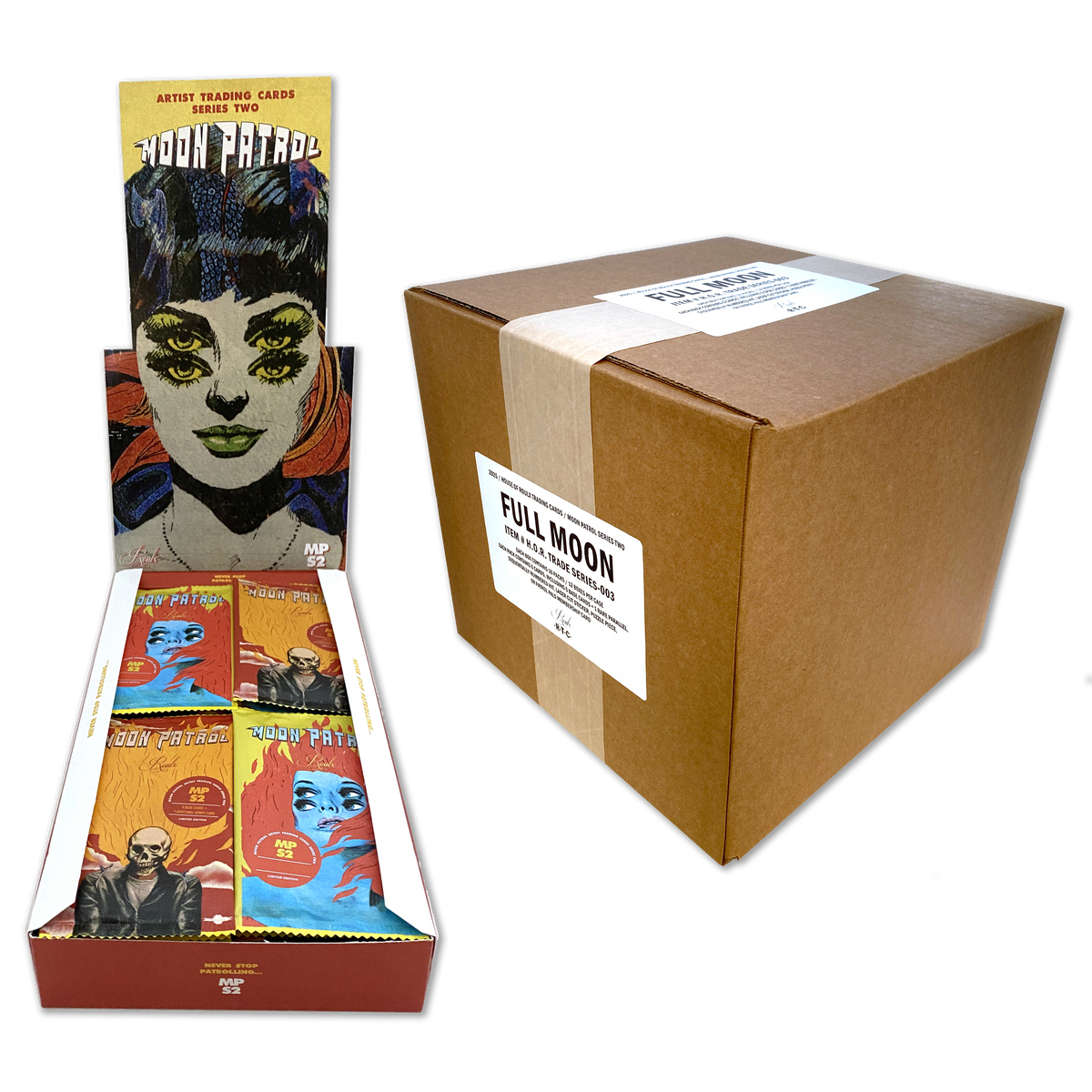 Moon Patrol - Artist Trading Cards Series Two - Factory Sealed 12-Box "Full Moon" Case