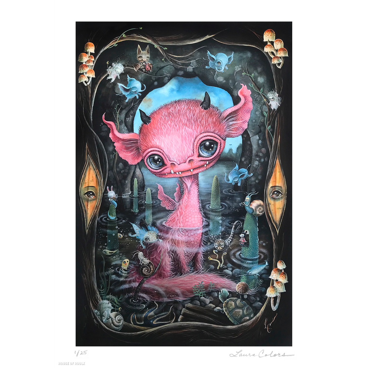 Laura Colors &quot;Curious Beast&quot; - Archival Print, Limited Edition of 25 - 12 x 17&quot;