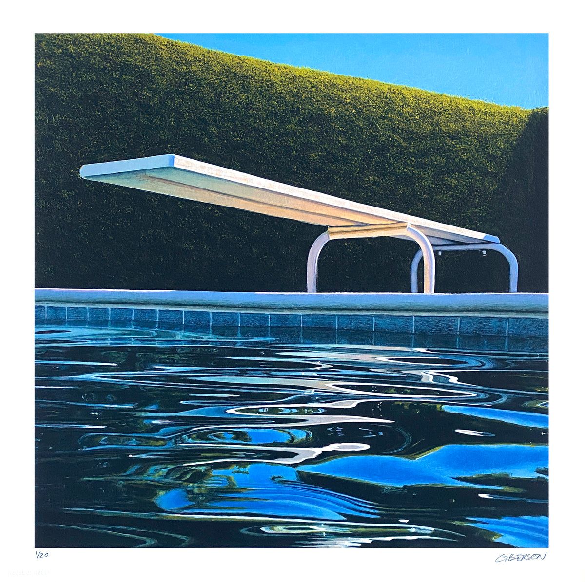 Leah Giberson "Deep Dive" - Archival Print, Limited Edition of 20 - 17 x 17"
